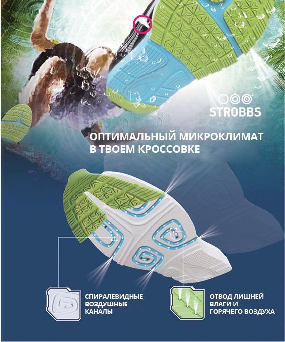 Оптимальный микроклимат в твоем кроссовке