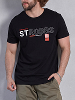 Strobbs TS002 STROBBS Футболка Муж, черн.